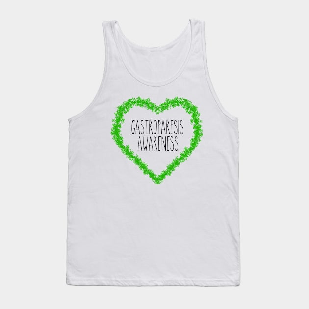 Gastroparesis Awareness Heart Support Tank Top by MerchAndrey